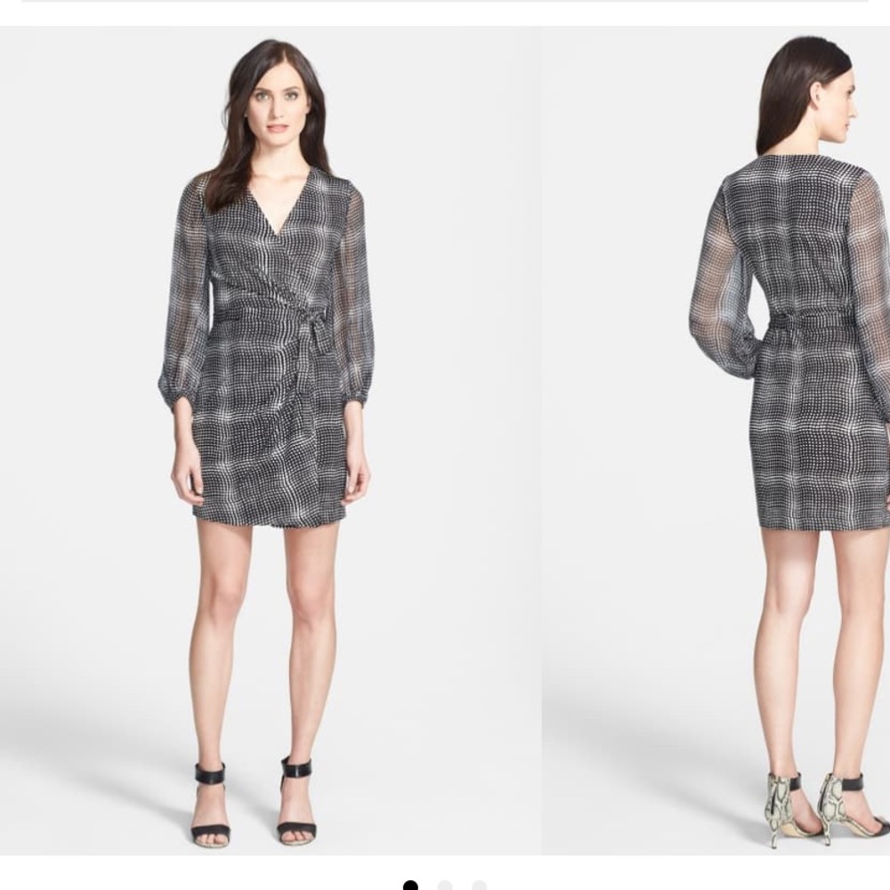 DVF Sigourney wrap dress